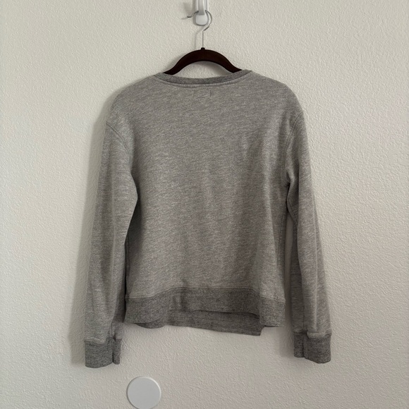 Sundry Women's Size 1 (Small) Heather Gray Ti Amo Pullover Sweater - Picture 6 of 6